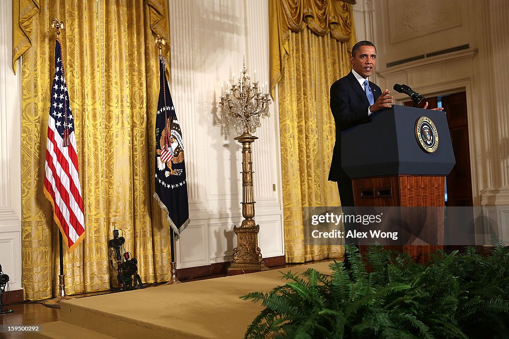 President Obama Holds Final News Conference Of First Term