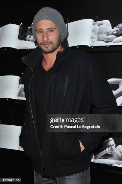 Matthias Schoenaerts attends Chaumet's Cocktail Party for Cesar's Revelations 2013 on January 14, 2013 in Paris, France.