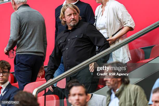 Director of Football Sven Mislintat of Ajax during the Dutch Eredivisie match between Ajax and Heracles Almelo at Johan Cruijff ArenA on August 12,...