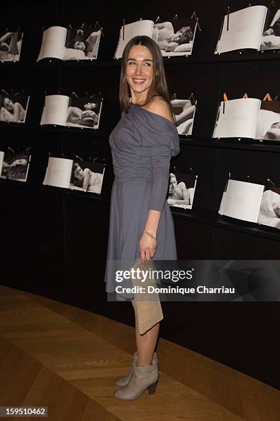 Arta Dobroshi attends Chaumet's Cocktail Party for Cesar's Revelations 2013 on January 14, 2013 in Paris, France.