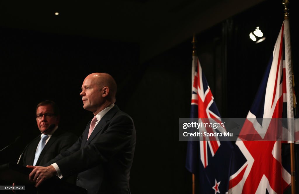 Rt Hon William Hague Visits New Zealand