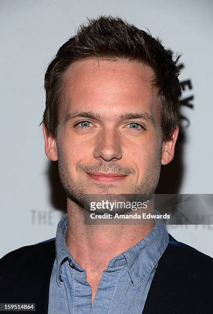 Actors Patrick J. Adams arrives at The Paley Center For Media Presents An Evening With "Suits" Mid-Season Premiere Screening And Panel at The Paley...