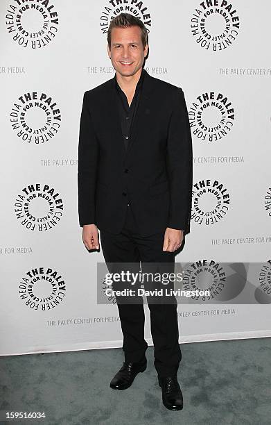 Actor Gabriel Macht attends The Paley Center for Media's presentation of An Evening With "Suits" at The Paley Center for Media on January 14, 2013 in...