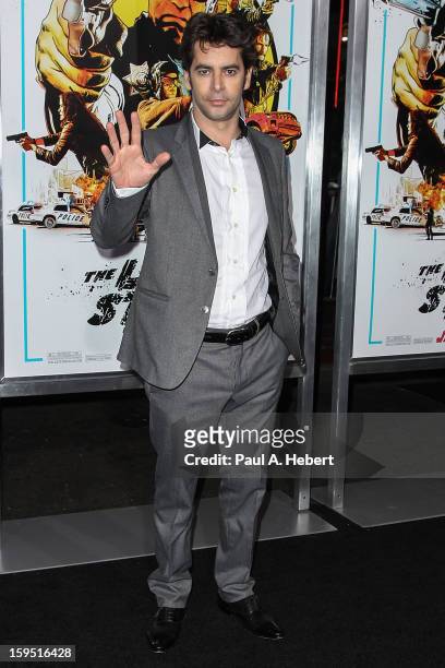Actor Eduardo Noriega arrives at the premiere of Lionsgate Films' "The Last Stand" held at Grauman's Chinese Theatre on January 14, 2013 in...