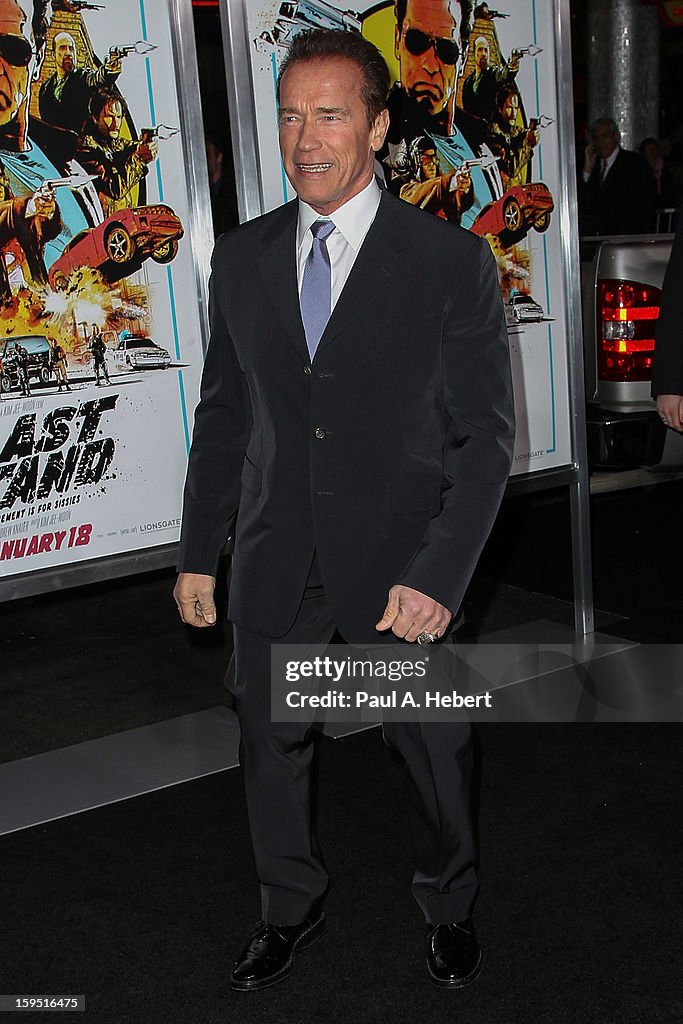 Premiere Of Lionsgate Films' "The Last Stand" - Arrivals