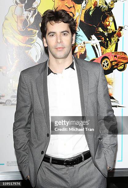 Eduardo Noriega arrives at the Los Angeles premiere of "The Last Stand" held at Grauman's Chinese Theatre on January 14, 2013 in Hollywood,...