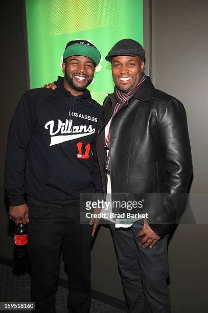 Craig Wayans, and Chris Spencer attend BET Networks New York Premiere Of "Real Husbands of Hollywood" And "Second Generation Wayans" at SVA Theater...