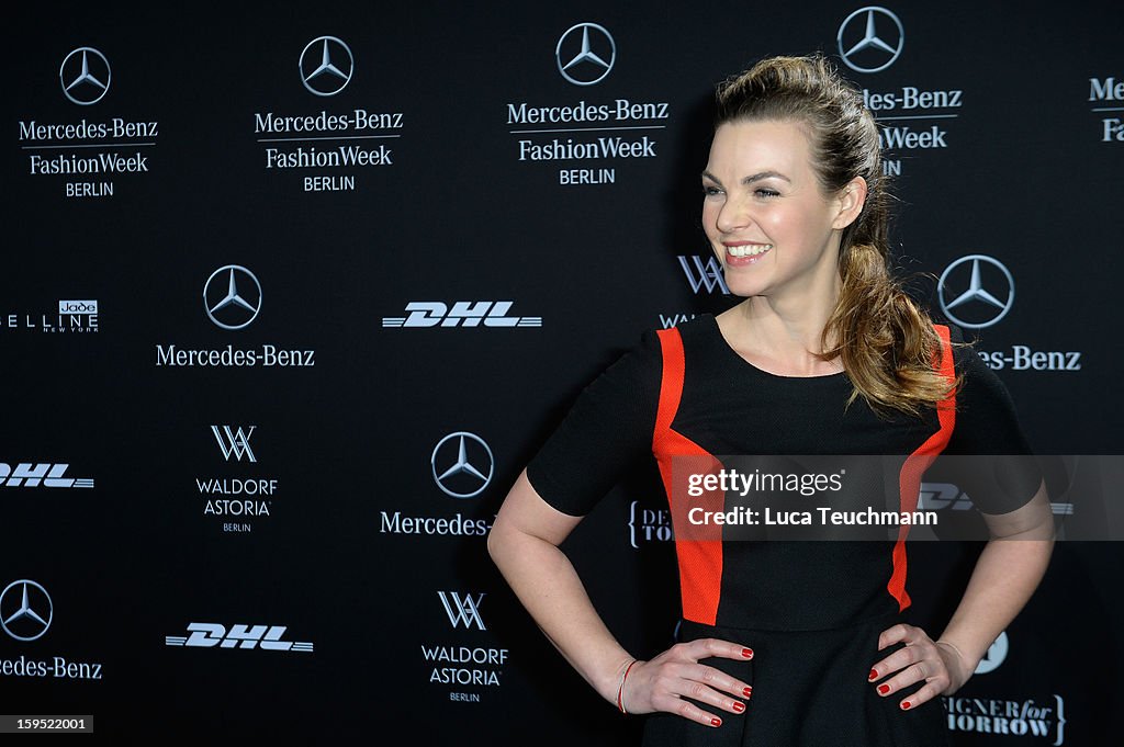 Lena Hoschek Arrivals - Mercedes-Benz Fashion Week Autumn/Winter 2013/14