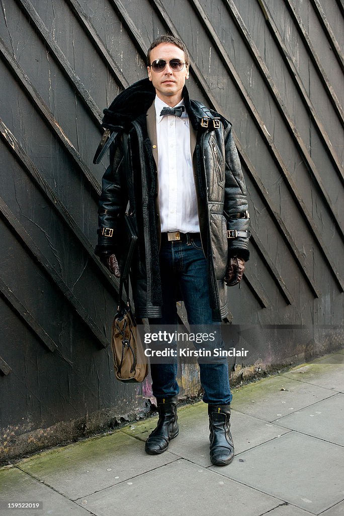 Street Style - London Collections: MEN AW13