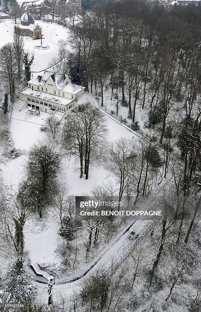 BELGIUM-WEATHER-SNOW