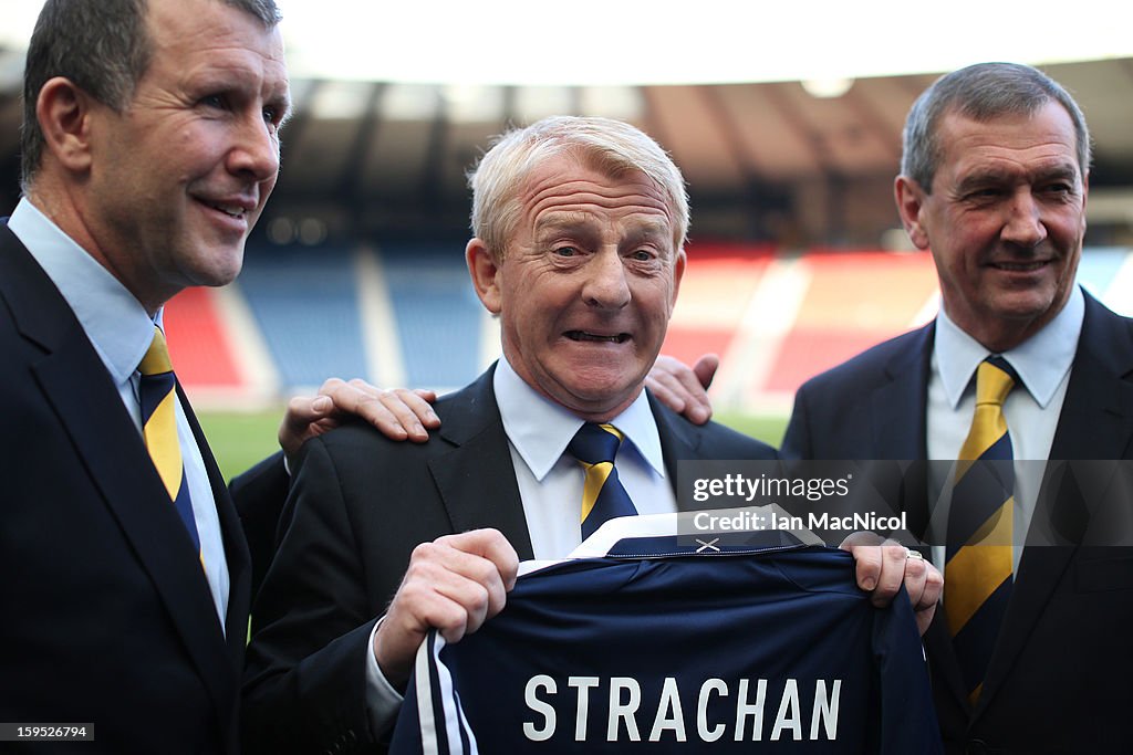 Gordon Strachan Presented As Scotland's New National Coach