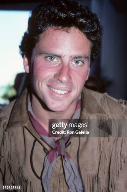 Actor Ethan Wayne attends Fourth Annual Golden Boot Awards on August 15, 1986 at the Westwood Marquis Hotel in Westwood, California.