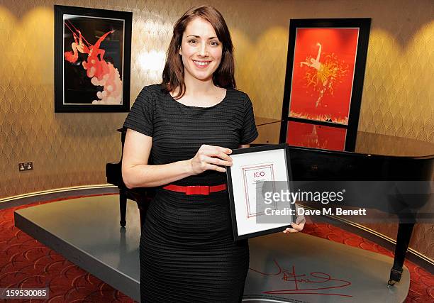 Lucy Prebble, winner of Best New Play for 'The Effect', attends the 2013 Critics' Circle Theatre Awards at the Prince Of Wales Theatre on January 15,...