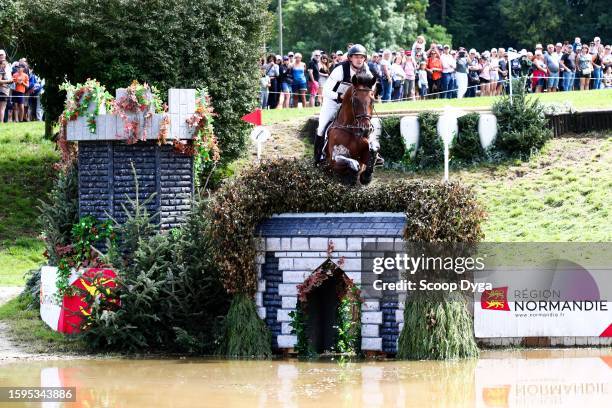 Robin GODEL during the FEI Eventing World Championships on August 12, 2023 in Argentan, France.