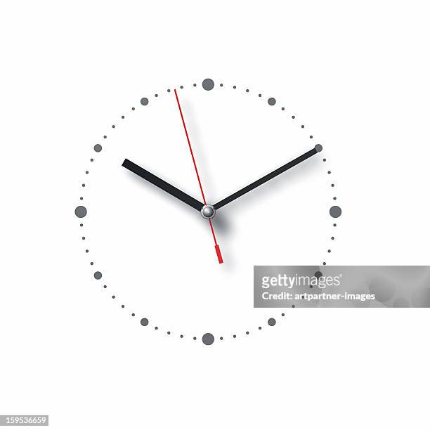 watch pointing at 10 past 10  on white - clock face stock pictures, royalty-free photos & images