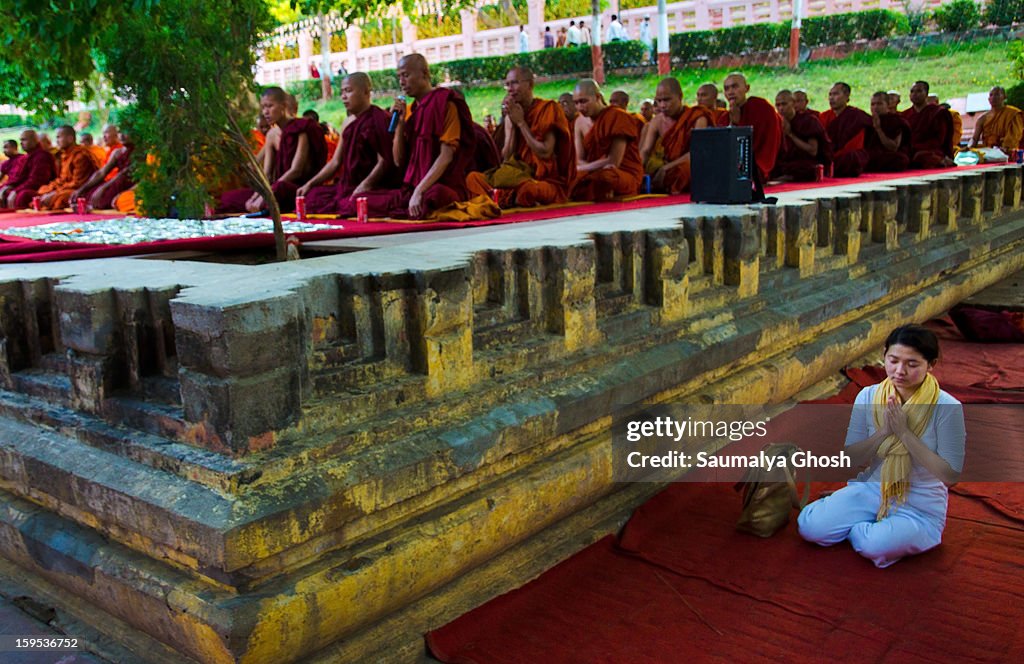 Buddha Purnima celebration at Bodh Gaya