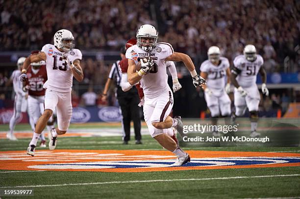 Cotton Bowl Classic: Texas A&M Ryan Swope in action, rushing vs Oklahoma at Cowboys Stadium. Arlington, TX 1/4/2013 CREDIT: John W. McDonough