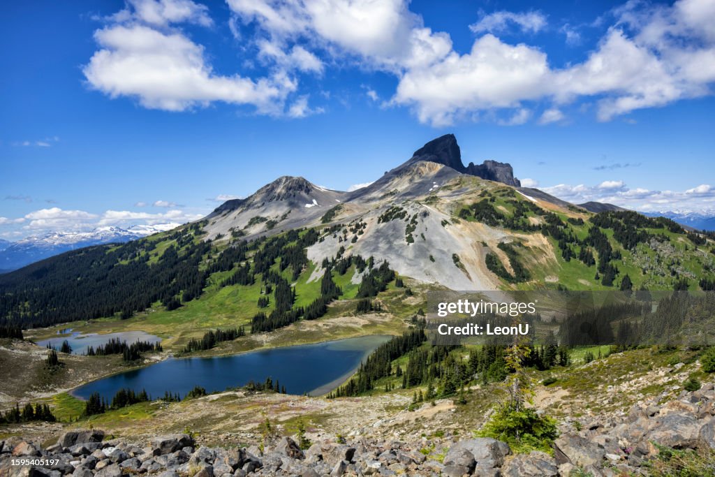 Black Tusk im Sommer, BC, Kanada