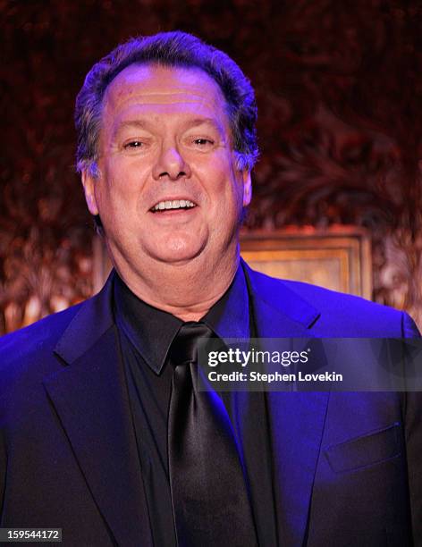 Actor/singer Eric Michael Gillett attends a special press preview at 54 Below on January 15, 2013 in New York City.