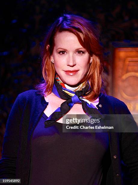 Actress/singer Molly Ringwald attends a press preview at 54 Below on January 15, 2013 in New York City.