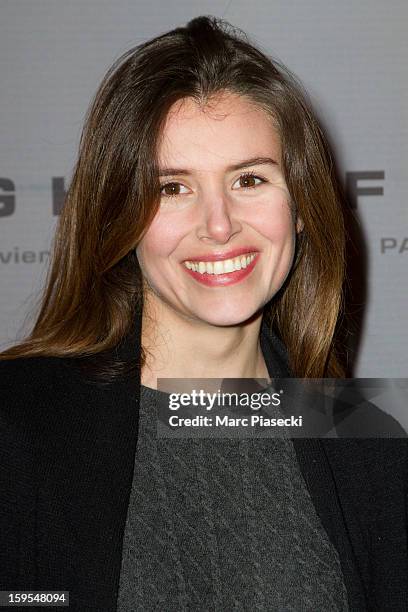 Actress Louise Monot attends the 'Flight' Paris Premiere at Cinema Gaumont Marignan on January 15, 2013 in Paris, France.