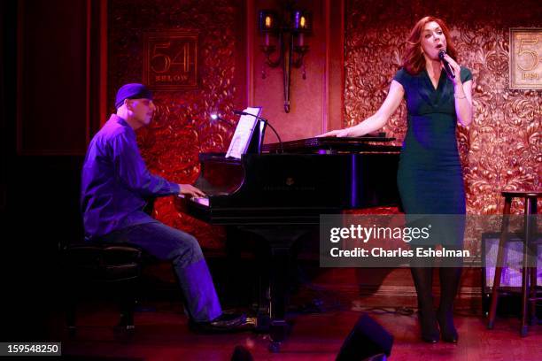 Actress/singer Andrea McArdle performs at 54 Below on January 15, 2013 in New York City.