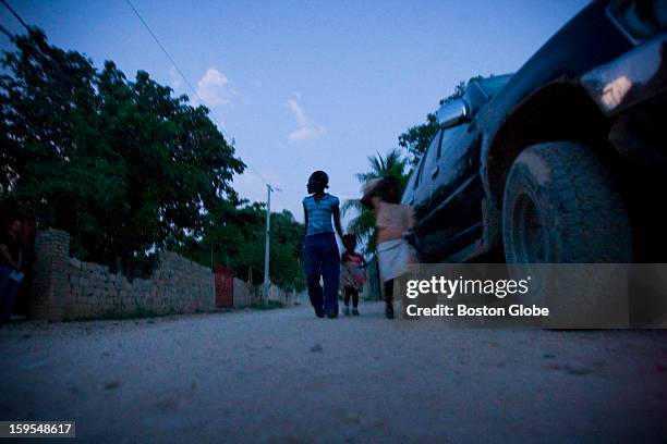 Reginette Cinelien attended a huge 'fete' thrown by several NGO's for the residents of a sprawling tent city in Delmas, Haiti all day on Saturday,...