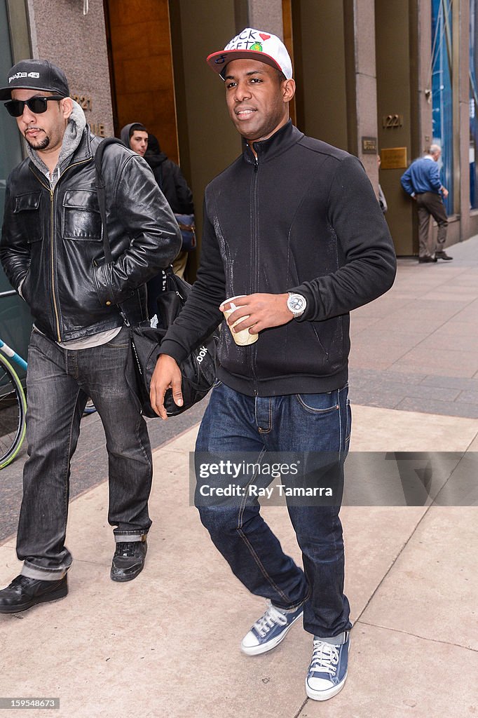 Celebrity Sightings In New York City - January 15, 2013