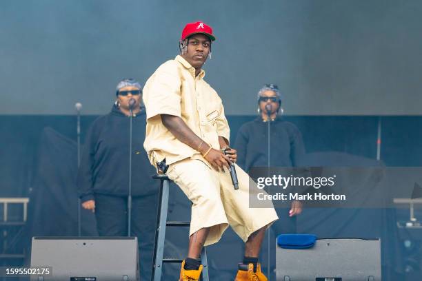 Lil Yachty performs at the Osheaga Music and Arts Festival at Parc Jean-Drapeau on August 05, 2023 in Montreal, Quebec.