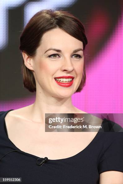 Jessica Birch Raine Actress Jessica Raine speaks onstage during the