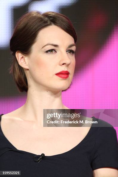 Jessica Birch Raine Actress Jessica Raine speaks onstage during the