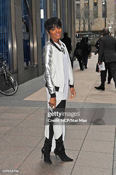 Singer Dawn Richard as seen on January 15, 2013 in New York City.