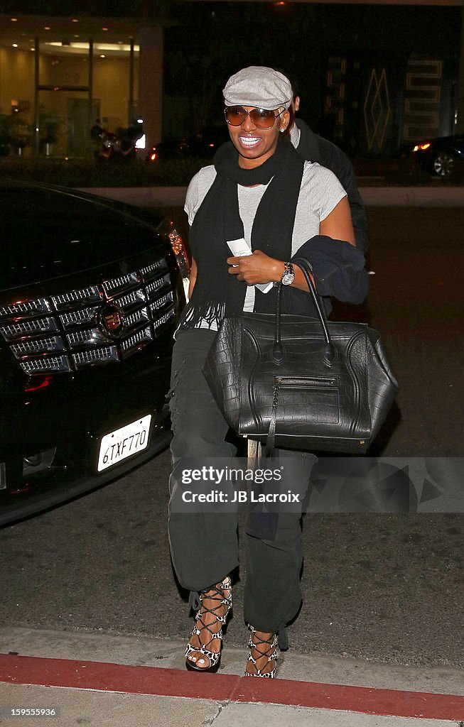 Celebrity Sightings In Los Angeles - January 15, 2013