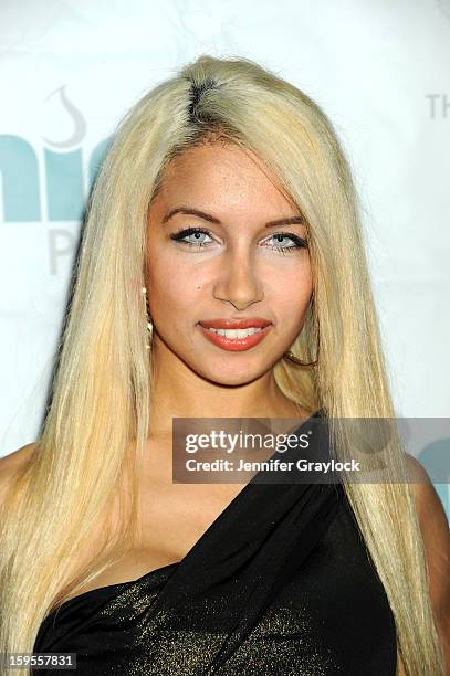 Actor Nasia Aissaoui attends the Thirst Project Charity Cocktail Party held at Lexington Social House on January 15, 2013 in Hollywood, California.