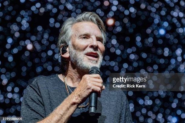 Singer-songwriter Kenny Loggins performs in concert during 'This Is It! His Final Tour 2023' at Moody Amphitheater at Waterloo Park on August 05,...