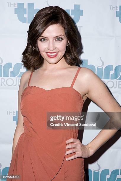 Actress Jen Lilley attends the Thirst Project charity cocktail party at Lexington Social House on January 15, 2013 in Hollywood, California.