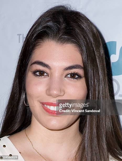 Andrea Roiz attends the Thirst Project charity cocktail party at Lexington Social House on January 15, 2013 in Hollywood, California.