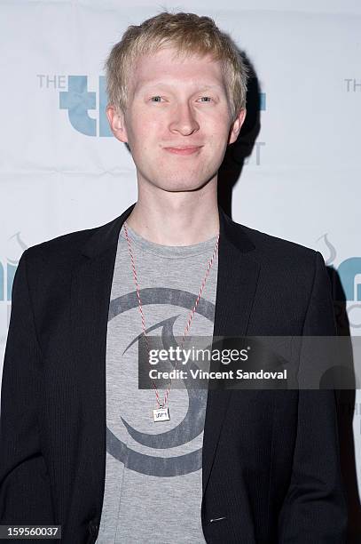 Thirst Project CEO Seth Maxwell attends the Thirst Project charity cocktail party at Lexington Social House on January 15, 2013 in Hollywood,...