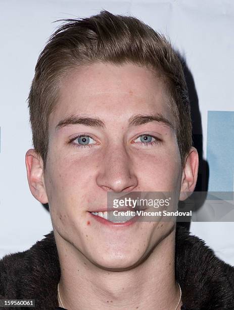 Actor Talon Reid attends the Thirst Project charity cocktail party at Lexington Social House on January 15, 2013 in Hollywood, California.