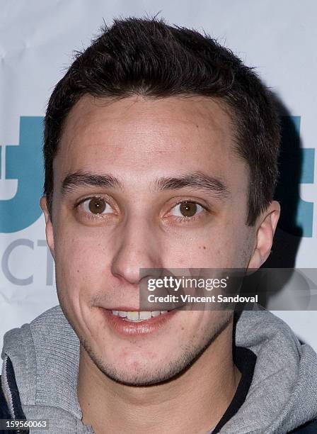 Actor Nick Leland attends the Thirst Project charity cocktail party at Lexington Social House on January 15, 2013 in Hollywood, California.