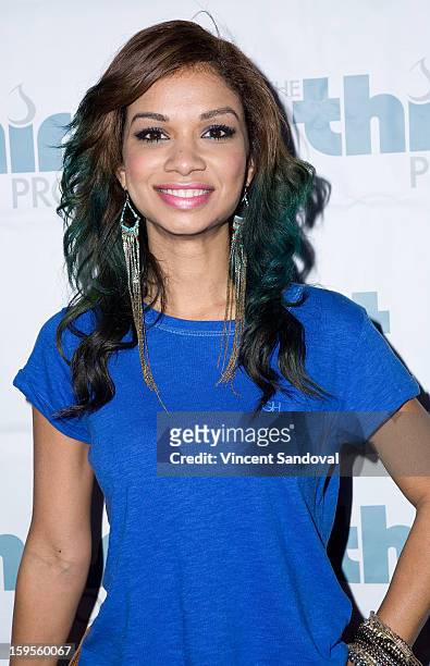 Actress Marisa Lauren attends the Thirst Project charity cocktail party at Lexington Social House on January 15, 2013 in Hollywood, California.