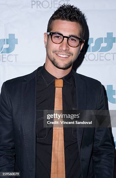 Actor Danny Lopes attends the Thirst Project charity cocktail party at Lexington Social House on January 15, 2013 in Hollywood, California.