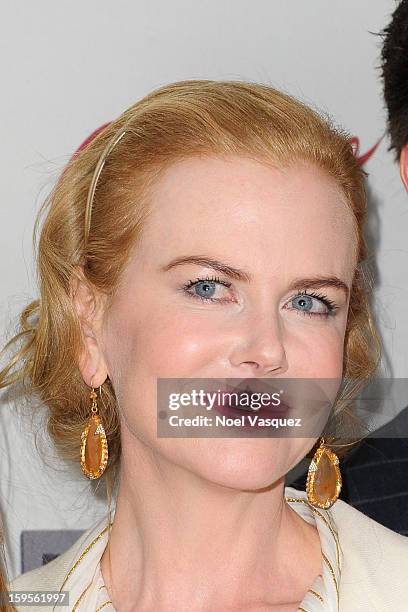 Nicole Kidman attends the 'Gold Meets Golden' event hosted at Equinox on January 12, 2013 in Los Angeles, California.