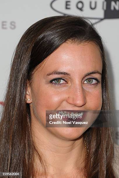 Rebecca Soni attends the "Gold Meets Golden" event hosted at Equinox on January 12, 2013 in Los Angeles, California.