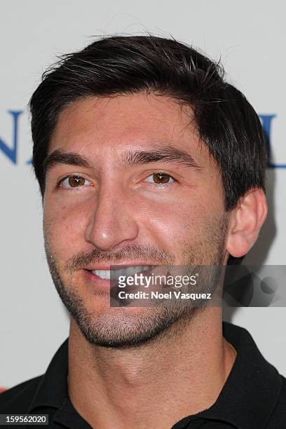 Evan Lysacek attends the 'Gold Meets Golden' event hosted at Equinox on January 12, 2013 in Los Angeles, California.