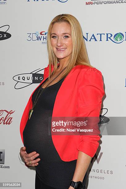 Kerri Lee Walsh Jennings attends the 'Gold Meets Golden' event hosted at Equinox on January 12, 2013 in Los Angeles, California.