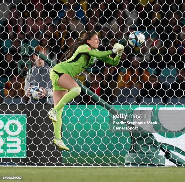 Colombia's Catalina Perez during the FIFA Women's World Cup Australia & New Zealand 2023 Quarter Final match between England and Colombia at Stadium...