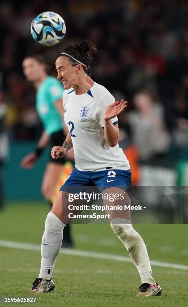 England's Lucy Bronze during the FIFA Women's World Cup Australia & New Zealand 2023 Quarter Final match between England and Colombia at Stadium...