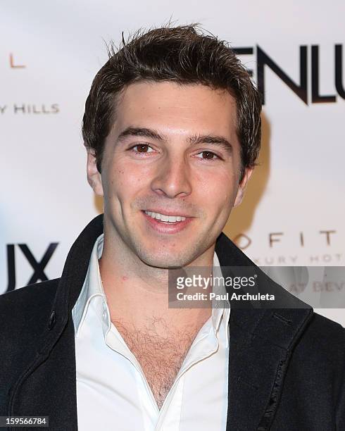 Actor Roberto Aguire attends the opening of the new bar Riviera 31 at the Sofitel L.A. Hotel on January 15, 2013 in Beverly Hills, California.