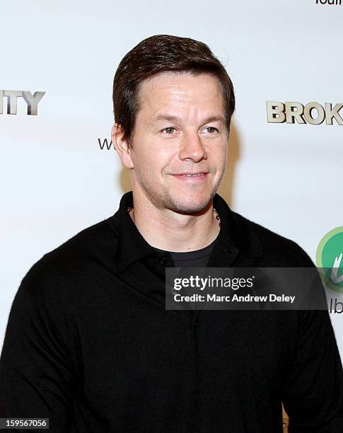 Mark Wahlberg attends screening of "Broken City" hosted by Mark Wahlberg at Patriot Cinemas on January 15, 2013 in Hingham, Massachusetts.